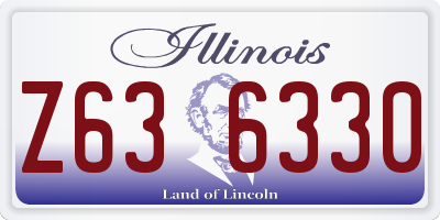 IL license plate Z636330