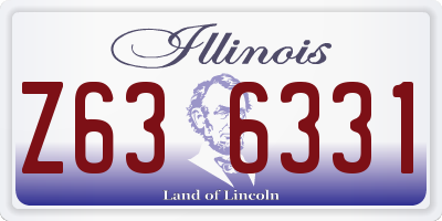 IL license plate Z636331