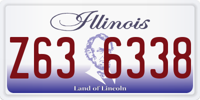 IL license plate Z636338