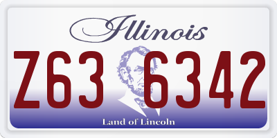 IL license plate Z636342