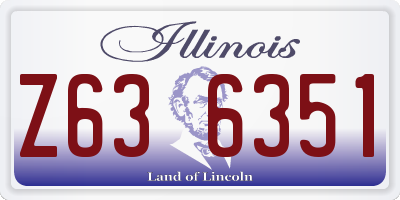IL license plate Z636351