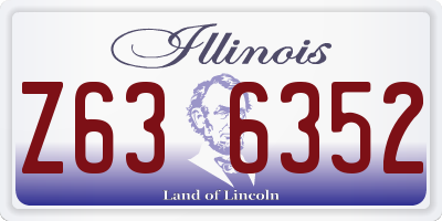 IL license plate Z636352
