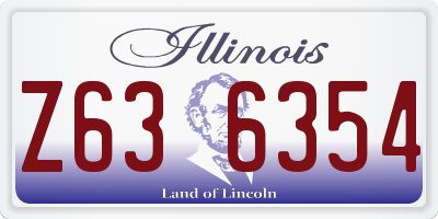 IL license plate Z636354