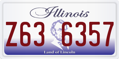 IL license plate Z636357