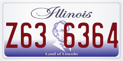 IL license plate Z636364
