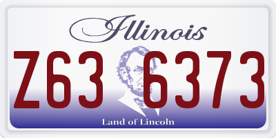 IL license plate Z636373