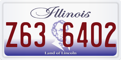 IL license plate Z636402