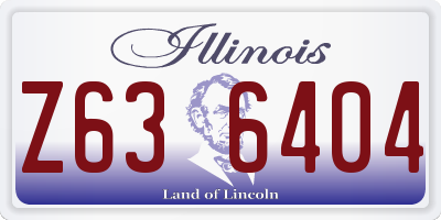 IL license plate Z636404