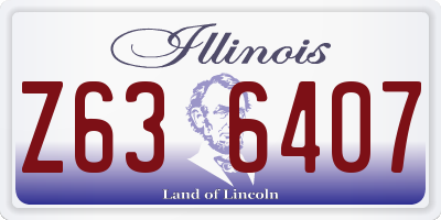 IL license plate Z636407