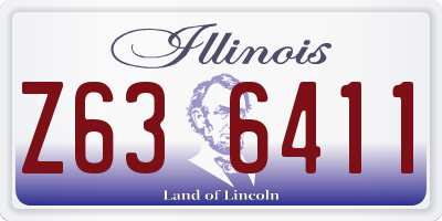 IL license plate Z636411