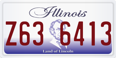 IL license plate Z636413