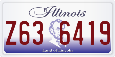 IL license plate Z636419