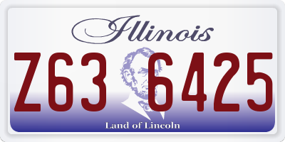 IL license plate Z636425