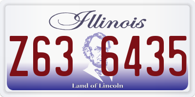 IL license plate Z636435