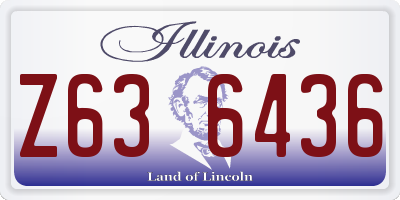 IL license plate Z636436