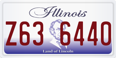 IL license plate Z636440