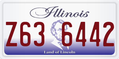 IL license plate Z636442