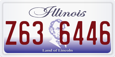 IL license plate Z636446