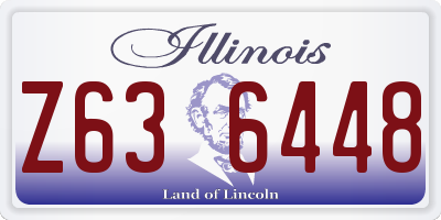 IL license plate Z636448