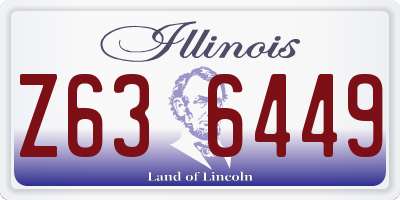 IL license plate Z636449