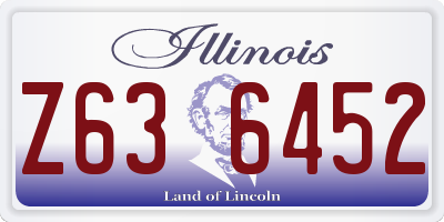 IL license plate Z636452