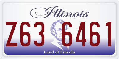 IL license plate Z636461