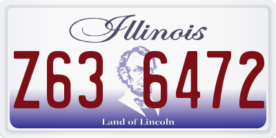 IL license plate Z636472