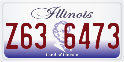 IL license plate Z636473