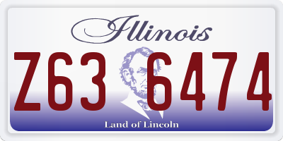 IL license plate Z636474