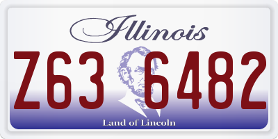 IL license plate Z636482
