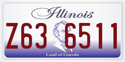 IL license plate Z636511