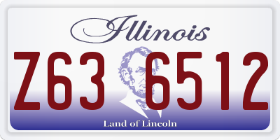 IL license plate Z636512