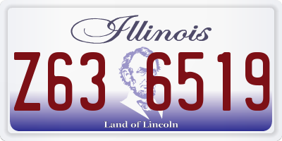 IL license plate Z636519