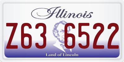 IL license plate Z636522
