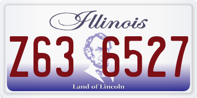 IL license plate Z636527