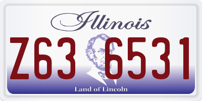 IL license plate Z636531