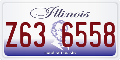 IL license plate Z636558