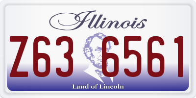 IL license plate Z636561