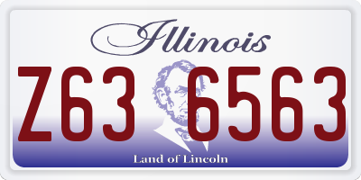 IL license plate Z636563