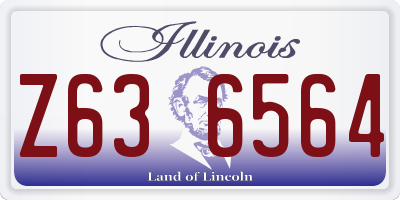 IL license plate Z636564