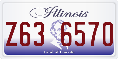 IL license plate Z636570