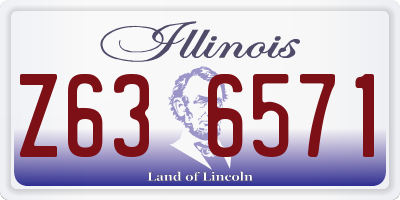 IL license plate Z636571
