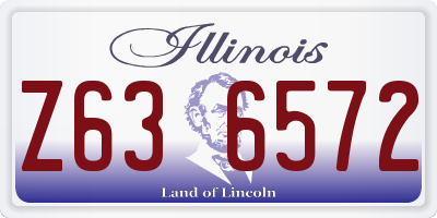 IL license plate Z636572