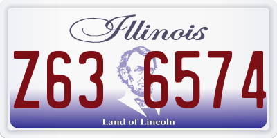 IL license plate Z636574