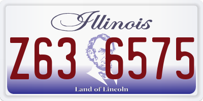 IL license plate Z636575
