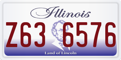 IL license plate Z636576