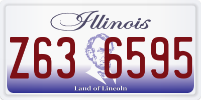 IL license plate Z636595