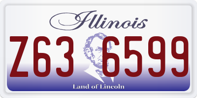 IL license plate Z636599