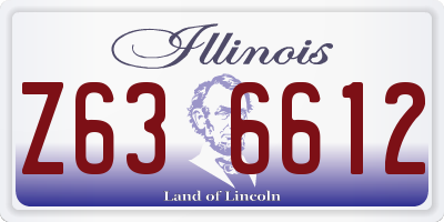 IL license plate Z636612
