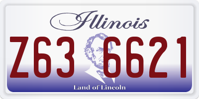 IL license plate Z636621